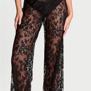 Victoria's Secret Black Lace Chemise